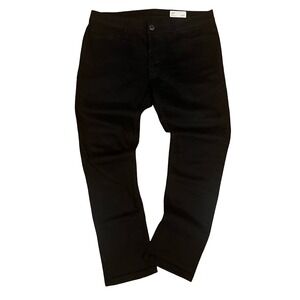 Primark Denim Co Mens Skinny Stretch Jeans Black 36x30 Button Fly Pants